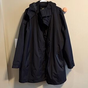 Nola Black Jacket with Yellow Brand Label